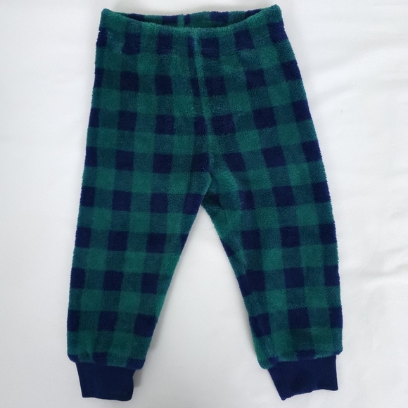 Mickey Mouse Boys Set Plaid 2 piece Plush 2T matching set - Picture 2 of 9